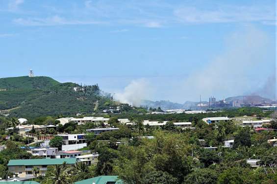 Feu de brousse à Montravel