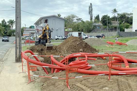 Bourail : EEC sécurise l'alimentation électrique du centre du village