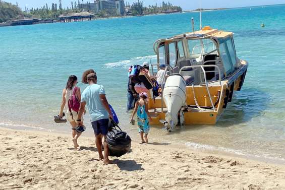 Les professionnels du lagon heureux d'être de retour sur les îlots