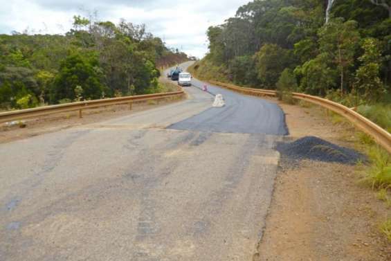 Les radiers du sud en travaux