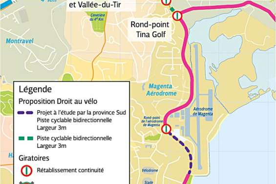 Bientôt des pistes cyclables sécurisées entre Tina-Golf et Belle-Vie ?