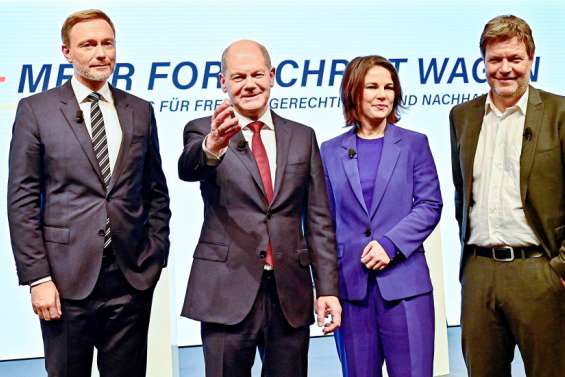 L'après-Merkel avec un gouvernement tripartite