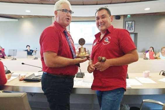 Passation de pouvoir au club Kiwanis