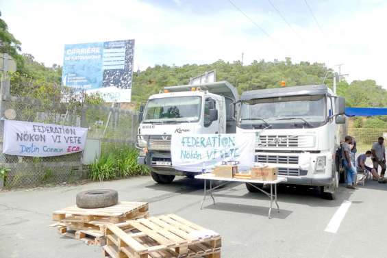 Païta : les rouleurs gagnent leur place sur le chantier de Katiramona