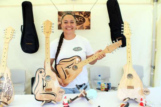Laurianne Lucas fabrique des ukulélés, un savoir-faire transmis par son père