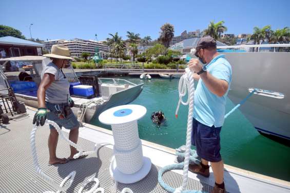 Le contrôle annuel des aussières cycloniques se termine juste à temps