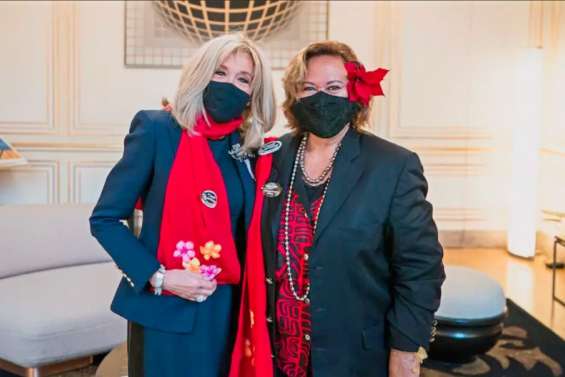 Échanges à l'Élysée sur
la violence faite aux femmes