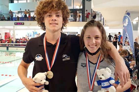 Natation : Ethan Dumesnil et Malou Douillard se parent d’or