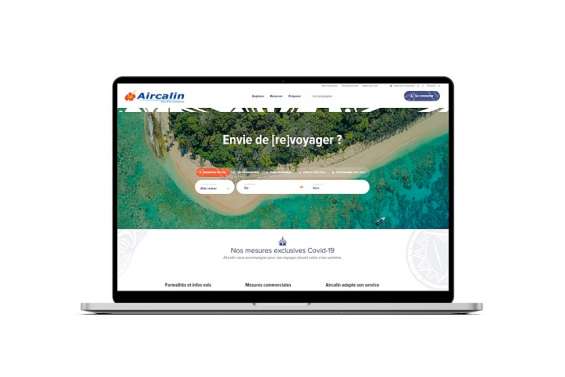 Un nouveau site web pour Aircalin