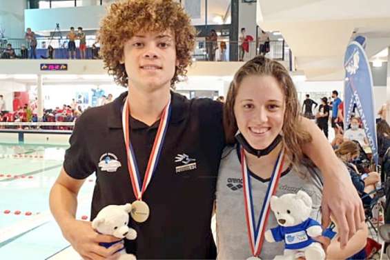 Natation : Ethan Dumesnil et Malou Douillard se parent d'or