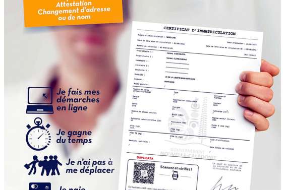 Nouveau format pour la carte grise