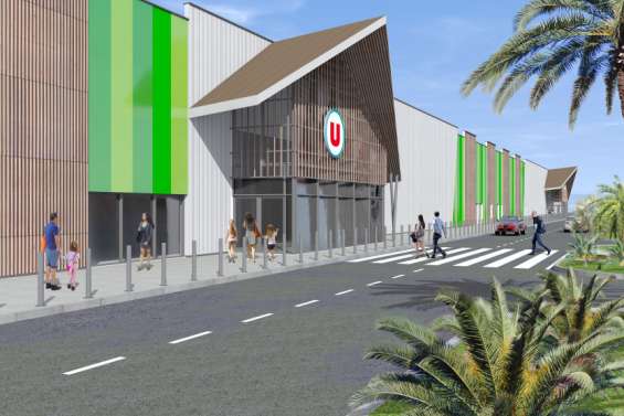 L'Hyper U ouvrira ses portes d'ici la fin de l'année prochaine à Païta