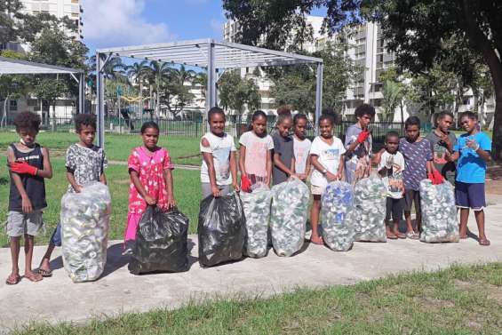 Une tonne de déchets ramassée par les enfants de Magenta