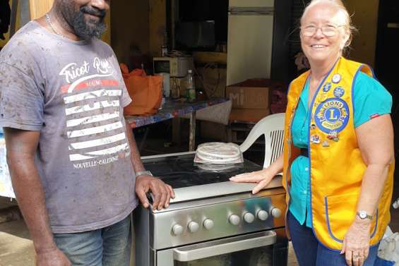 Le Lions aide les victimes des pluies