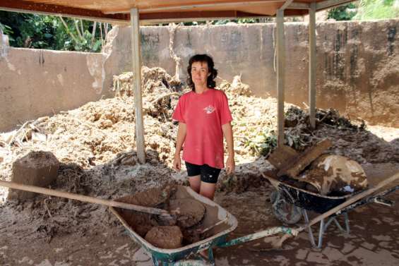 Mont-Dore : après les fortes pluies du week-end, la terre s'est effondrée sur leur maison