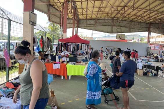 Le vide-greniers de la rentrée a eu du succès