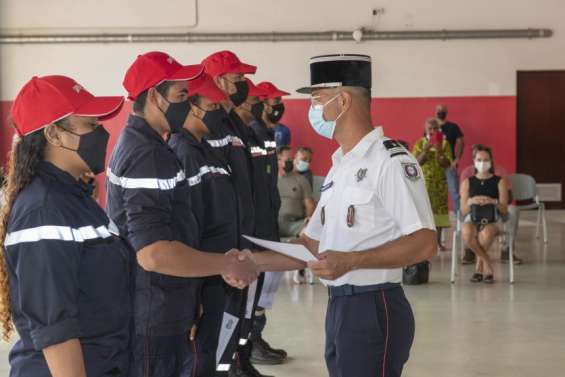 25 jeunes sapeurs-pompiers diplômés