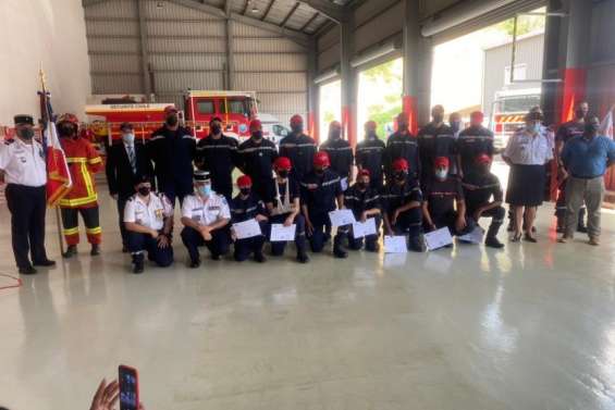 Les jeunes sapeurs-pompiers ont reçu leur brevet