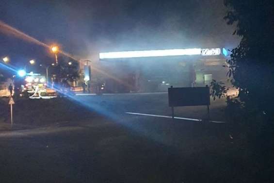 La station Mobil de La Coulée incendiée