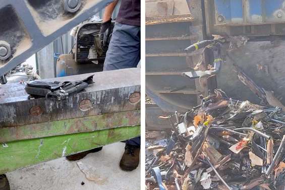 La justice détruit 500 armes à feu saisies