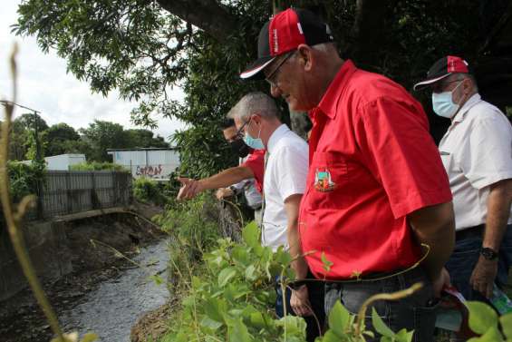 Mont-Dore : après les intempéries, le haut-commissaire en visite pour constater les dégâts