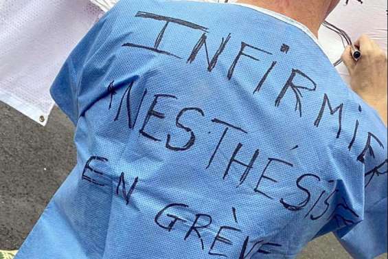 Les infirmiers anesthésistes de Nouville en grève illimitée