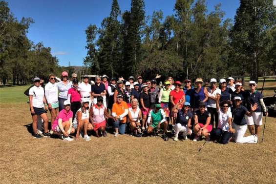 Seules les femmes ont foulé les greens