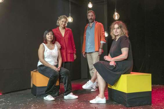 Le «Huis clos» dépoussiéré de la Compagnie Art'Scénic, au Théâtre de Poche