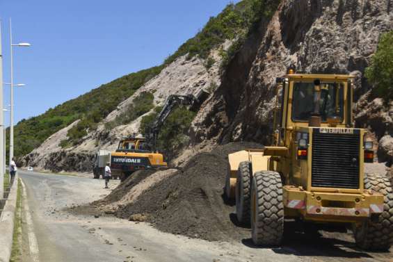 Éboulement sur la promenade Pierre-Vernier