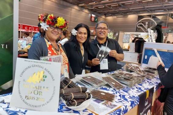 Deux médailles d'or pour la vanille de Tahiti