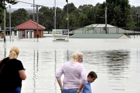 La côte est de l'Australie sous les eaux