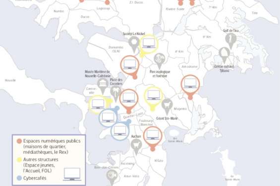 Ces lieux qui assurent aux Nouméens un accès au numérique
