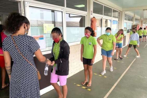 La fin du masque dans les écoles du fenua aujourd'hui
