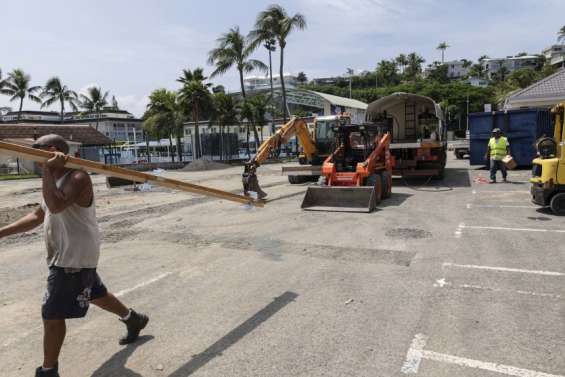 Plusieurs travaux en cours au centre commercial