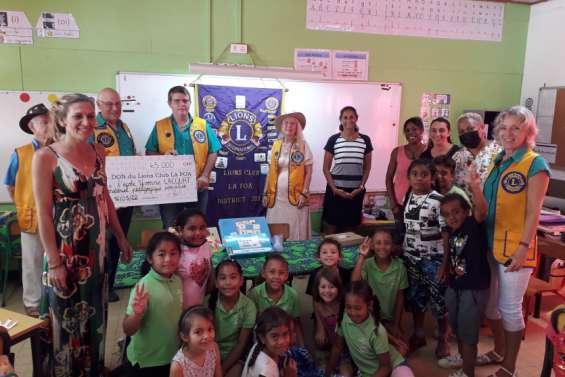 Le Lions club soutient une élève à besoins particuliers
