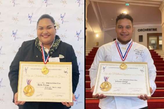 Deux apprentis décrochent la médaille d'or