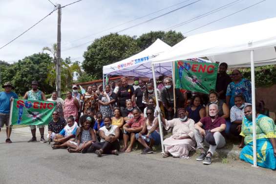 Mont-Dore : Des salariés en grève devant le siège de l’Association d’accompagnement vers l'autonomie