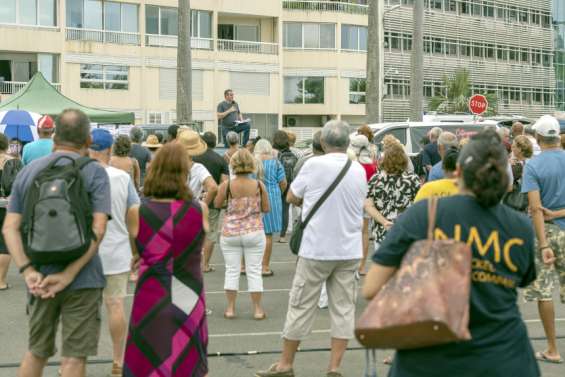 Une manifestation contre la vie chère, samedi devant le gouvernement