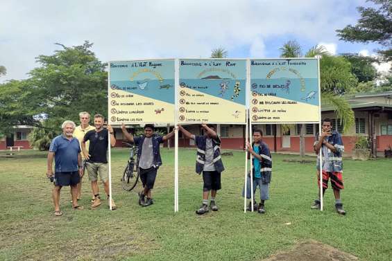 Koumac : la jeunesse assure la prévention sur les îlots