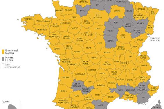 Macron remporte la majorité des régions