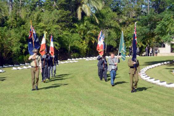Bourail : la jeunesse présente pour l'Anzac Day