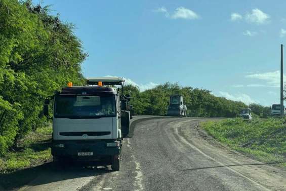 La rénovation de la route du littoral se poursuit