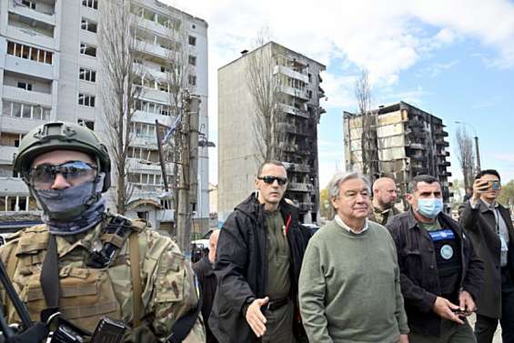 Ukraine : Kiev bombardé pendant la visite du chef de l’ONU