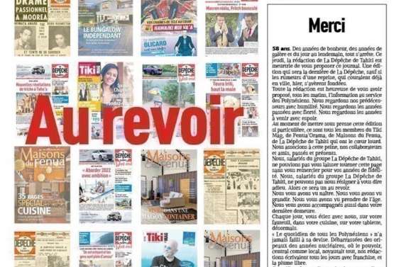 La dernière Une et la fin d'une époque