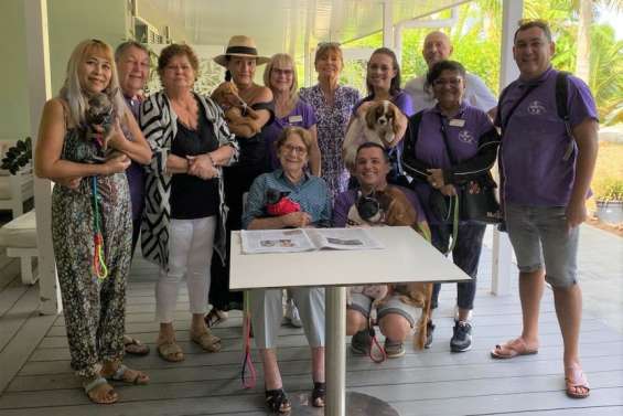 Le Kiwanis en visite à la maison de retraite La Palmeraie