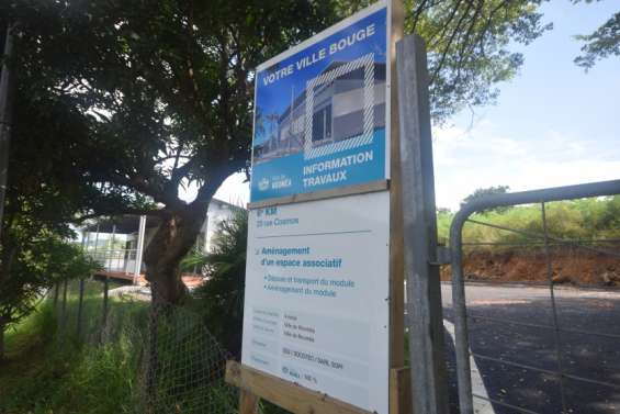 Les travaux de l'espace associatif se terminent