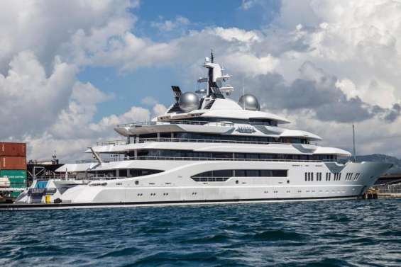 Saisie d'un superyacht lié à la Russie