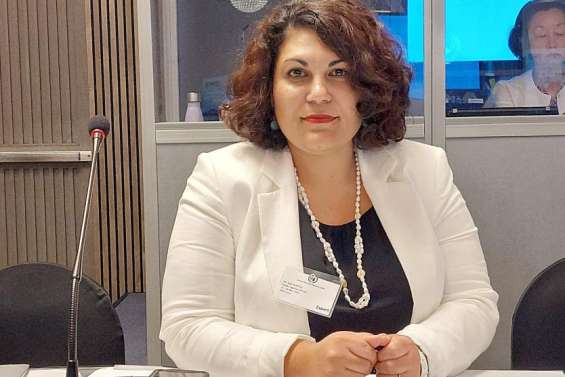 Naïa Wateou aux Nations unies pour parler de la fin de l’accord de Nouméa