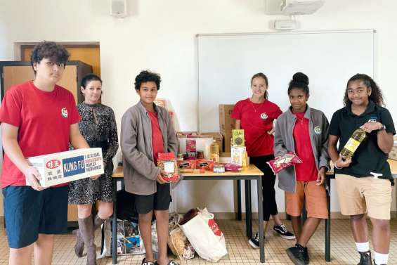 [Bourail] Les jeunes du collège Djiet ont lancé une opération solidarité