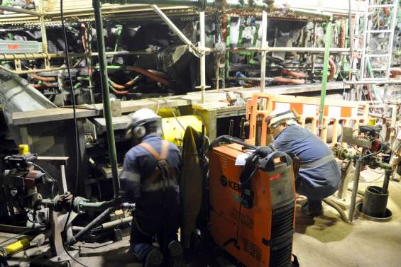 Un déversement de scories contenu à KNS